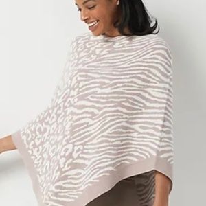 Barefoot Dreams CozyChic Ultra Lite Ocean Breeze Poncho